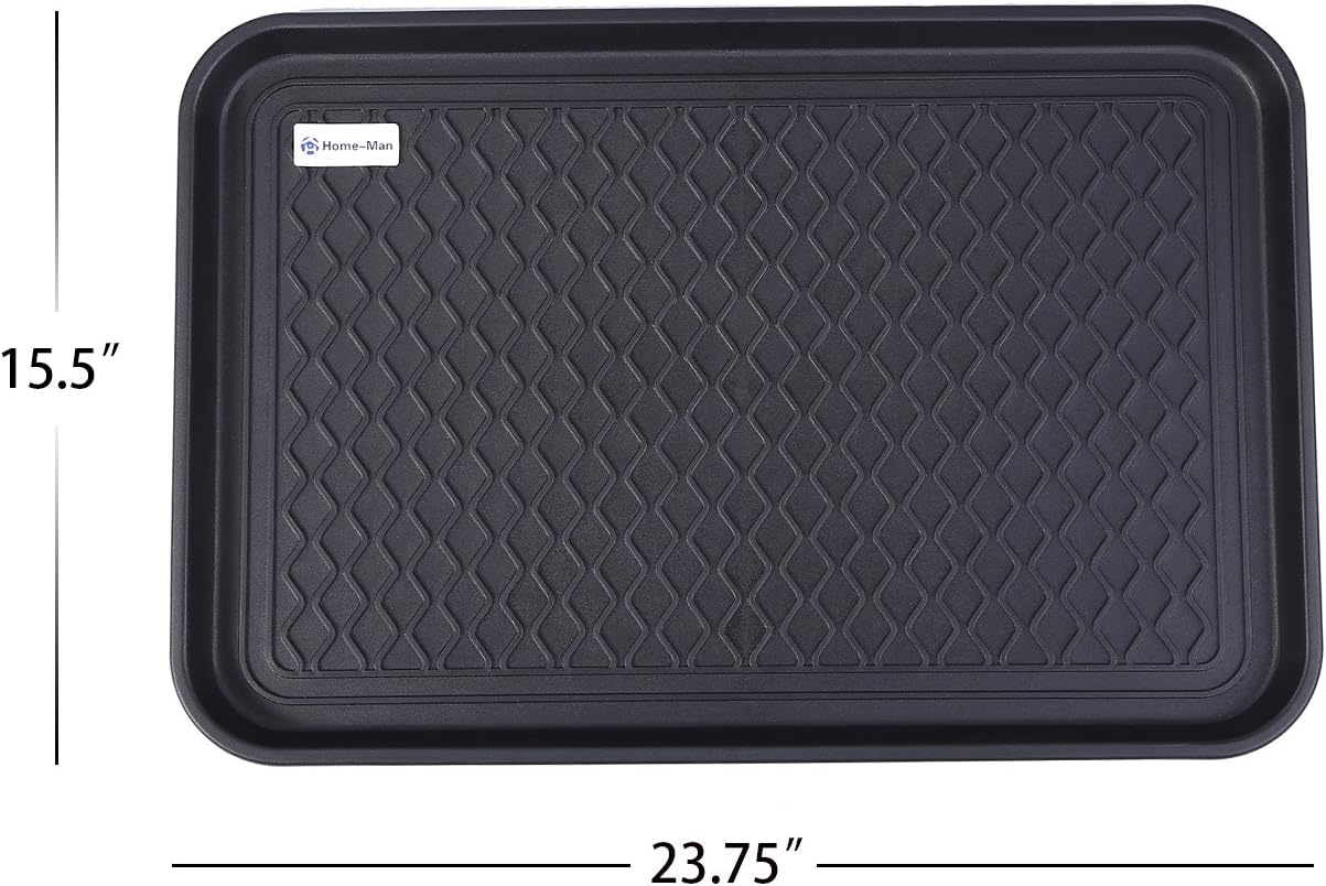 Multi-Purpose Boot Tray Mat,Shoe Tray Mat,Pet Bowl Tray,Waterproof Trays for Indoor and Outdoor Floor Protection,24" x 15"/Medium …