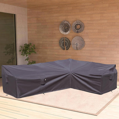 Patio Deck Box Cover, 63x30 Inch Fire Pit Covers with Straps and Handles, Waterproof Heavy Duty Outdoor Furniture Winter Cover for Keter, Suncast, Lifetime Container