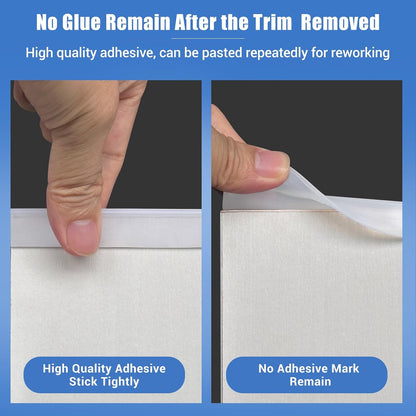 Clear Rubber Edge Trim, Self-Adhesive Silicone Edge Trim, Edge Protector for Sheet Metal, Glasses or Flexi Glasses, Silicone Rubber Material, Transparent Color, Fit 1/4"(6mm), U Channel Edge Guard