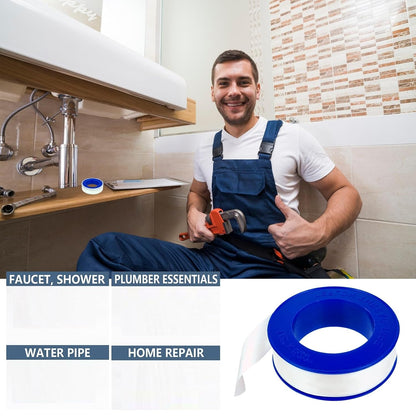 1 Roll Plumbers Tape, Teflon Tape for Shower Head Water Proof, Thread Sealant, Plumbing, Water Pipe (1)