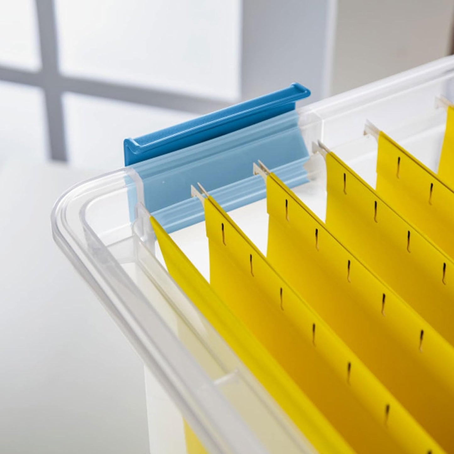 Sterilite 4-Pack Gasket Box, Home Storage Organizer Bins with Lids, 37 Quart – Stackable Clear Plastic Containers for Bedroom, Bathroom, Garage, Basement, or Attic