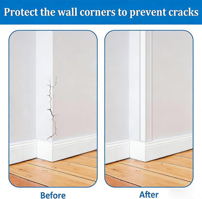 INCREWAY 1Pack Wall Corner Protector, Self-Adhesive Corner Guard Edge Protection Strip, 6.56ft PVC Protector for Wall Furniture Door Frame Table Countertop Cabinet (Clear)
