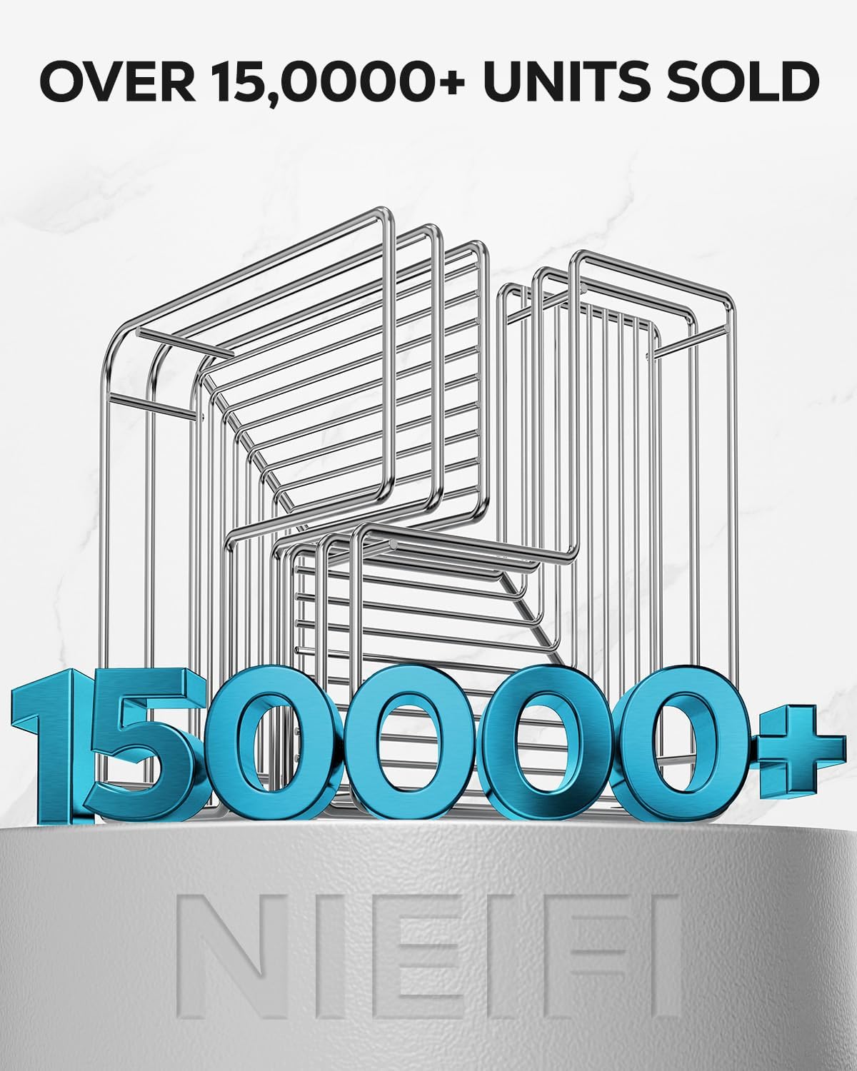 Nieifi Corner Shower Shelves Stainless Steel, Adhesive Shower Caddy Basket Rack with Hooks, Rust Proof for Bathroom Shelf Shampoo Holder (Silver, 2 Pack)