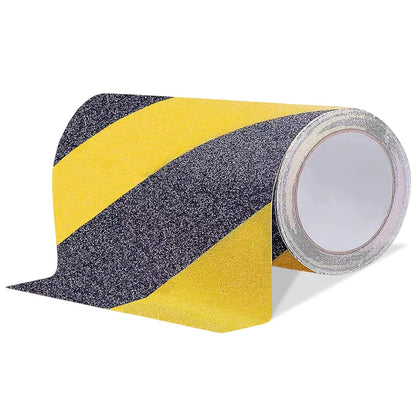 Qingluan Anti Slip Tape, Safety Non Slip Tape Outdoor Waterproof, High Adhesive Grip Tape for Stairs, Tread Step, Ramp, Skateboard, Caution to Keep from Slipping (Yellow/Black, 2 Inch x 33 Foot)