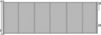 Reinforced 120" Extra Wide Retractable Baby Gates for Stairs, Mesh Saftey Gate for Pets, 10 Foot Retractable Dog Gate, No Drilling, One-Hand Operation, Retractable Gate for Indoor & Outdoor Use