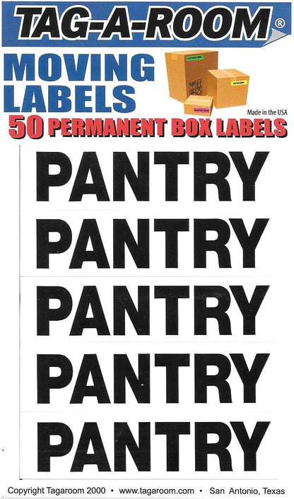 Tag-A-Room Box Content Moving Label (Linens)