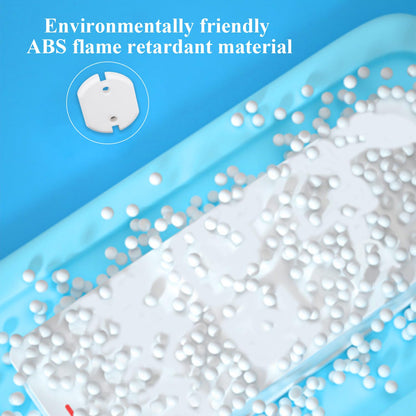 Fielect Outlet Plugs Covers Childproof EU Plug Protectors Electric Socket Cover Electrical Protector 2-Hole White 30Pcs
