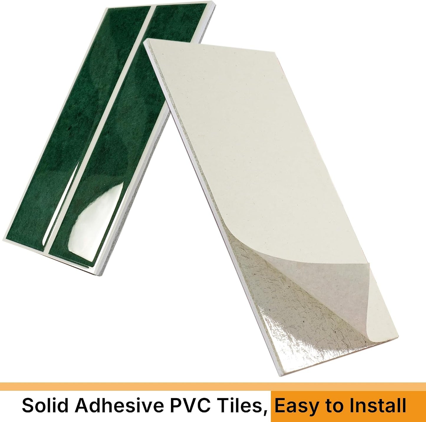 Peel and Stick Backsplash Tiles for Kitchen Bathroom - 10 Sheets 11.61" x 11.61" 3D Self Adhesive Wall Tiles Waterproof Hard PVC Ceramic Tile Easy DIY Installation Green
