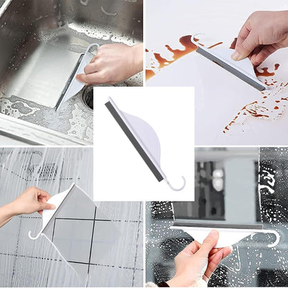 Kitchen Squeegee, 5 Pcs Shower Glass Cleaner Squeegee with Hook for Cleaning Window, Sink, Bathroom