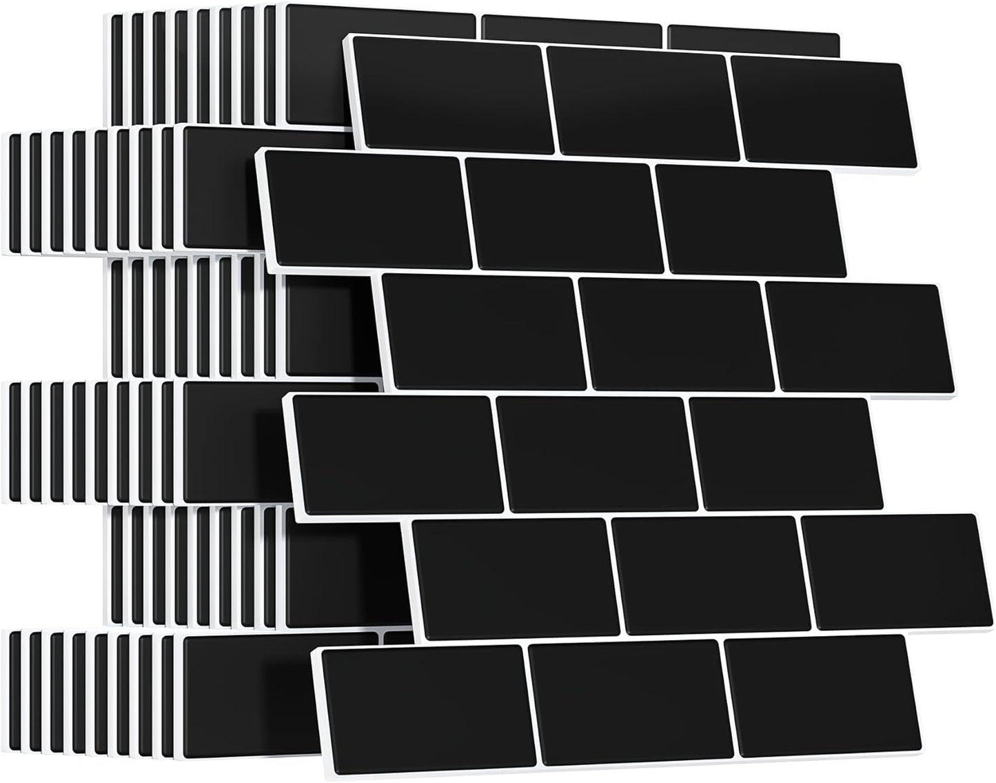 Yoillione Peel and Stick Backsplash for Kitchen: Self Adhesive Wall Tiles for Bathroom - Vinyl Thick Back Splash Tile (10, Light Coffee)