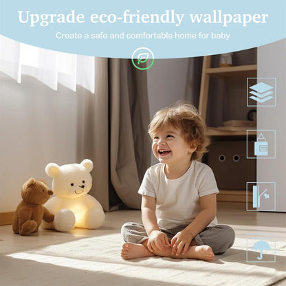 Dimoon 17.7''x118'' Peel and Stick Wallpaper White Contact Paper for New Environmentally Friendly Materials Thickening Upgrade Embossed Renter Friendly Wall Paper Modern Vinyl Wrap Countertop Bedroom