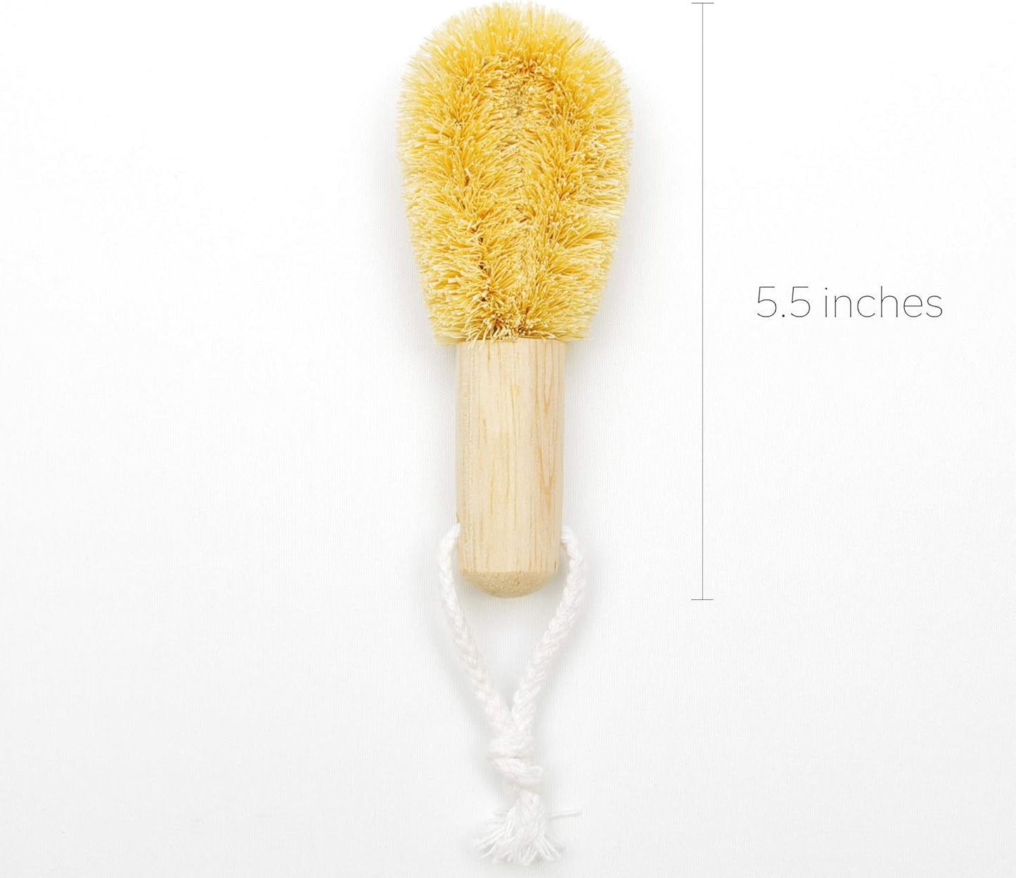 Tawashi a Kitchen Scrub Brush with Handle for Dish, Pan, Pot, Strainer, Sink and Vegetables (Mini)