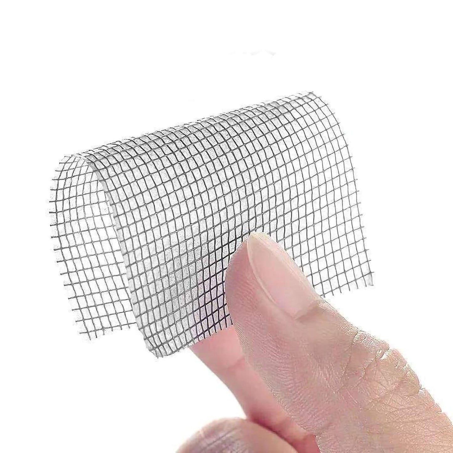 Screen Repair Tape, Window Screen Repair Tape Self Adhesive Screen Tape Mesh Repair Window Screen Tape Fine Mesh Screen Patches for Windows Doors (White)