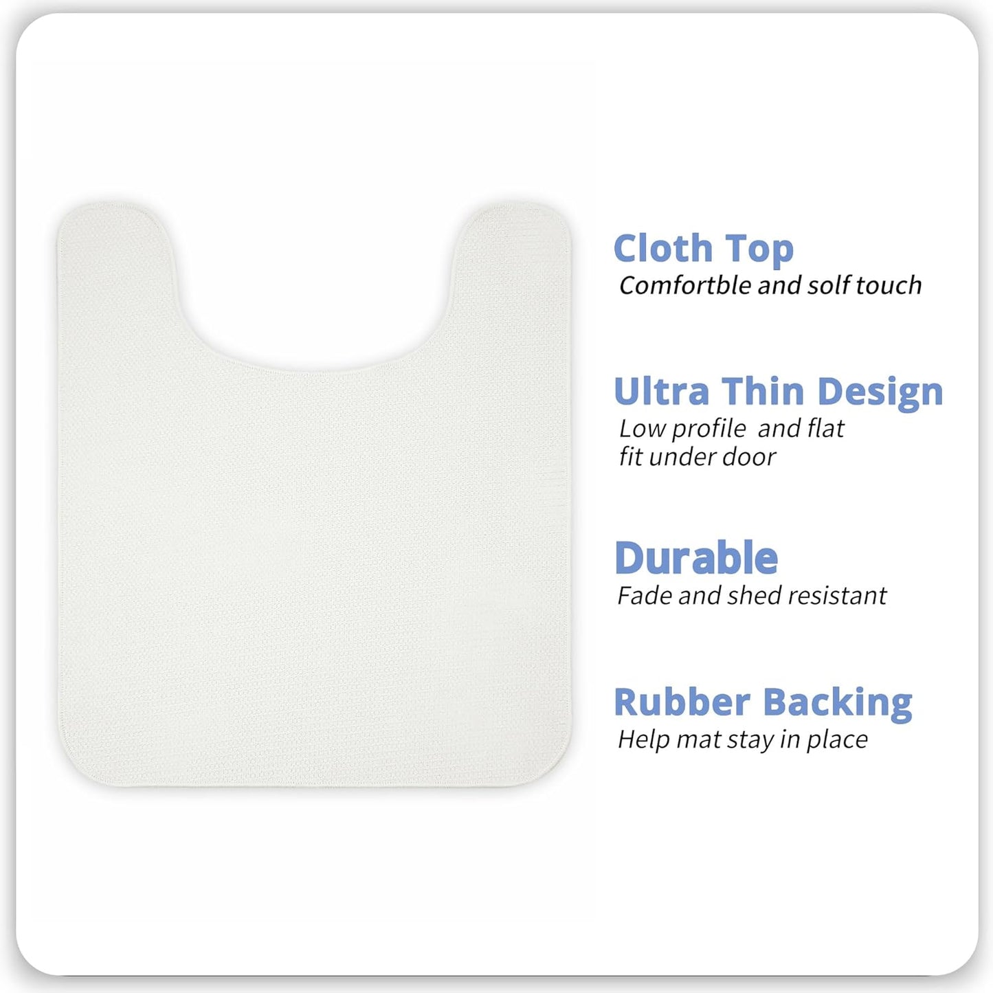 Bath Mat,Ultra Thin Bathroom Rugs,Rubber Bath Mats for Bathroom,No Slip Bath Rugs,Quick Dry,Machine Washable,Low Pile,Absorbent,Shower Outside,Sink,Home Decor Accessories.Grey,1'5"x2'3"(17x27Inch)