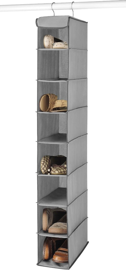 Whitmor Hanging Shoe Shelves - Crosshatch Gray