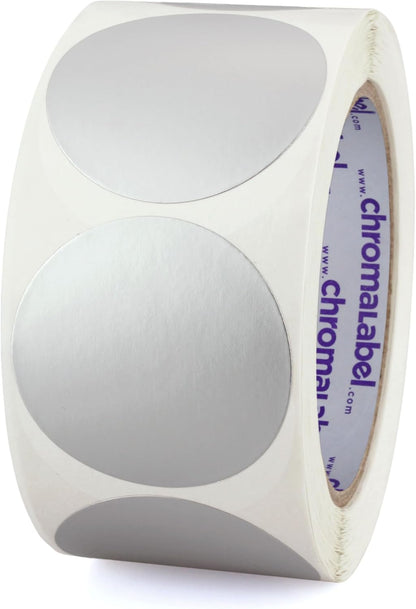 ChromaLabel 2 inch Color-Code Dot Labels | 500/Roll (Yellow)