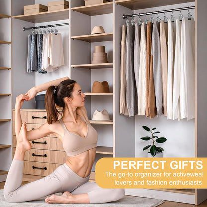 50 Pack Boot Hangers Clips for Closet, Heavy Duty Legging Organizer for Closet Hanging Pants Hangers with Clips Clothes Pins Hanger Clips Laundry Hooks Towel Socks Hats Tall Boots Home Travel
