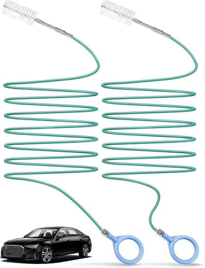 Upgraded Auto Sunroof Drain Cleaning Tool, 120 Inch Long Flexible Drain Brush Pipe Cleaners for Car, Slim Drain Dredging Tool Tube Cleaning Brush Perfect for Car Sunroof, Windshield Wiper Drain Hole