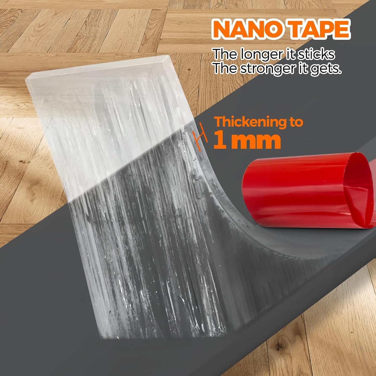Holikme Door Draft Stopper Under Door Draft Blocker Insulator Doors Sweep Weather Stripping Noise Stopper Sheets, Rolls & Strips Strong Adhesive, White