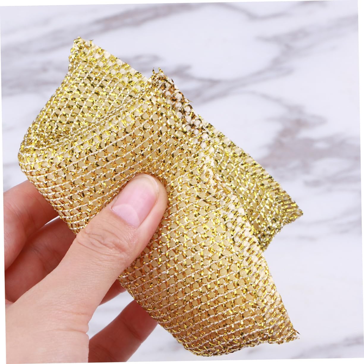 Ipetboom Cleaning Brushes Steel Scrub Sponges Dish Washing Scrub Pad Non Scratch for Kitchen Cooking Top Stove Random Color