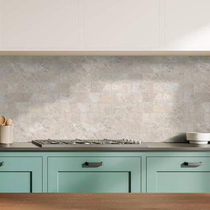 2026 New Upgrade Peel and Stick Backsplash Tile, Peel and Stick 11.34" X 11.57" Wall Tile for Kitchen, Bathroom, Fireplace, Laundry (Beige Ecru, 10 Packs)