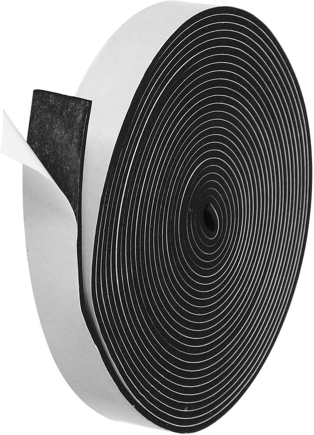 PATIKIL Weather Stripping Door Seal Strip, 3/8 Inch x 1/4 Inch x 32 Ft Self Adhesive Soundproof High Density Foam Tape Insulation for Door Window Air Conditioning, White - Colors A