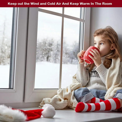Insulating Film Window Kit to Keep Cold Out Window Shrink Film Insulator Kit (5 Windows)
