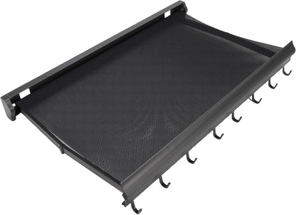 Kadimendium Retractable Wall Mounted Laundry Drying Rack Lightweight Space Aluminum for Indoor Use 23.6 Inch (Gray)