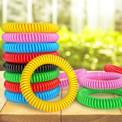 BuggyBands 48 Pack Mosquito Repellent Bracelets for Adults & Kids, Individually Wrapped, DEET Free Natural and Waterproof Bands