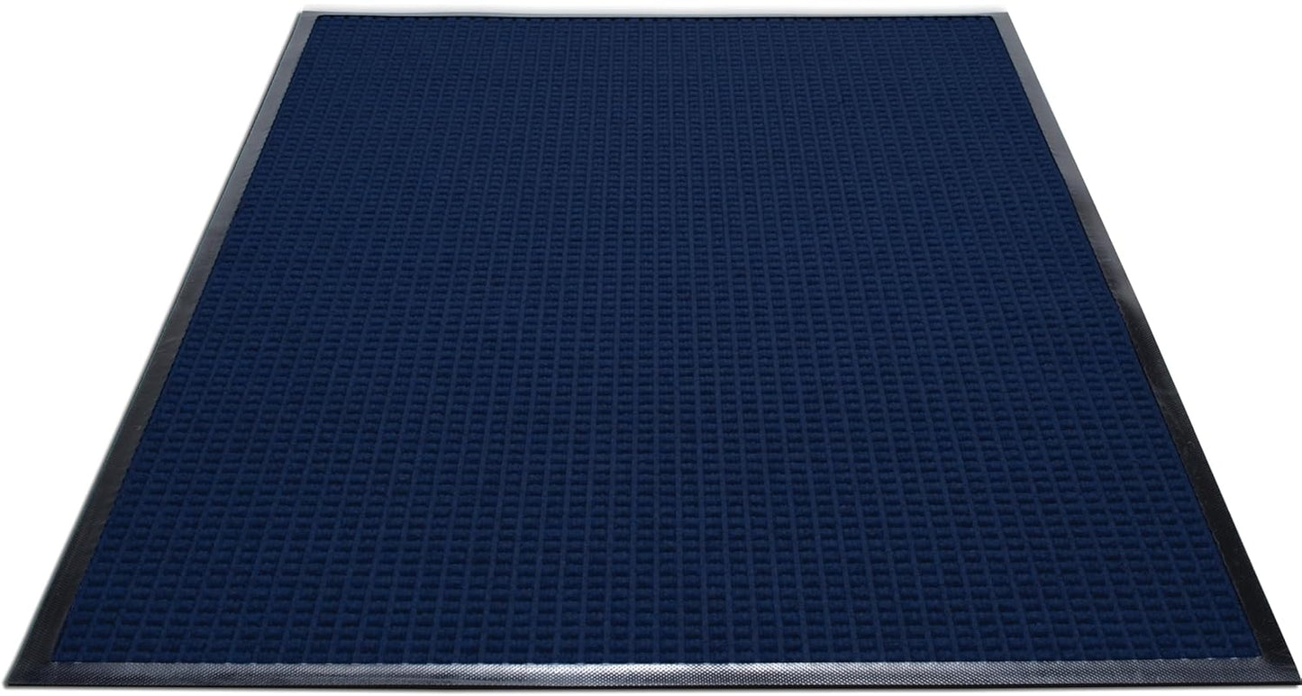 Guardian WaterGuard Indoor/Outdoor Wiper Scraper Floor Mat, Rubber/Nylon, 3'x4', Grey