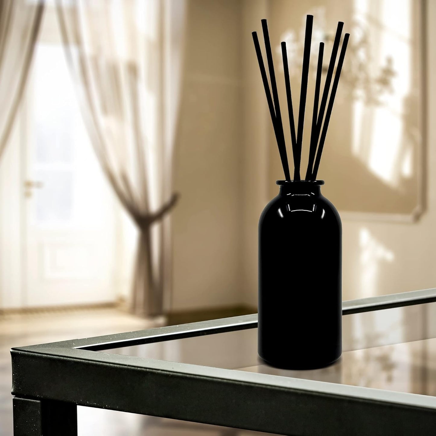 Urban Naturals Smoked Vanilla Reed Diffuser Set with Vanilla Bean, Sandalwood & Leather | Made in the USA - Colors A