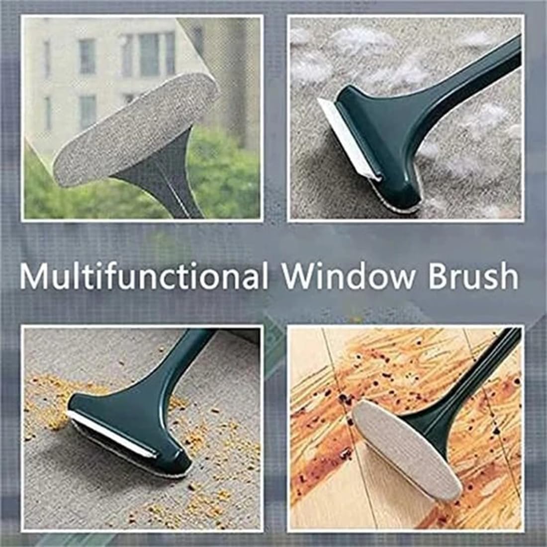 2 in 1 Mesh Cleaner Brush, Double Sided Wet & Dry Dual Purpose Window Screen Cleaning Brush, 2 in 1 Multifunctional Screen Brush, Extendable 2 in 1 Mesh Cleaning Brush (2Pcs-F)