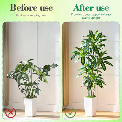 10pcs Stackable Monstera Plant Support,Plant Stakes for Indoor and Outdoor Plants Use,for Garden Stakes for Pothos, Philodendron & Vine Plants