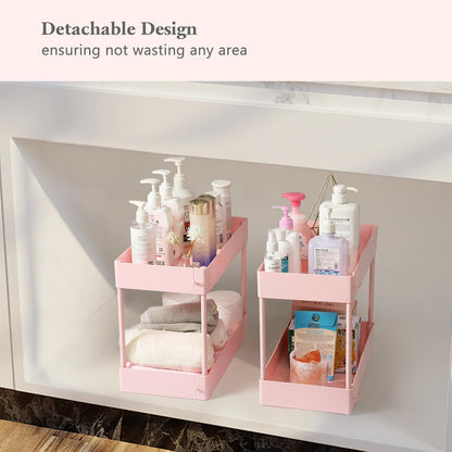 danpinera Storage Cart on Wheels, 3 Tier Slim Laundry with Wheels Bathroom Organizer with Hanging Cups Hooks Dividers Handle Mobile Rolling Art Cart for Bathroom Kitchen Narrow Places, White