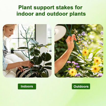 PERSZEN 6 Pack Stackable Monstera Plant Support, Plant Stakes for Indoor and Outdoor Plants Use, Garden Stakes for Climbing and Potted Plants, Pothos, Philodendron