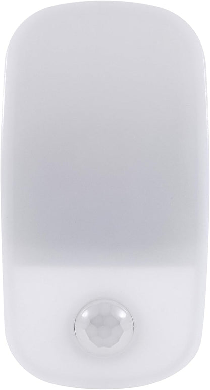 LEDVANCE Sylvania LED Mini Automatic Plug-in Night Light with Sensor, Motion Activated, Dusk to Dawn, Warm White, Plug-in Type - 1 Pack (64988)