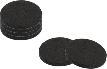 uxcell Furniture Pads, 36Pcs 0.5" - Round Self Adhesive Felt Furniture Pads, Floor Protectors for Furniture Feet Chairs Legs Hardwood Floors (Black)