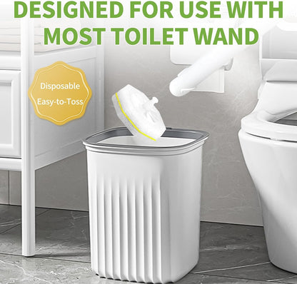 Toilet Bowl Wand Refills for Clorox, Toilet Cleaner Refills,100 Count | Compatible with Clorox Toilet System, Pre-Loaded Cleaner, 3-Layer Scrub Pads, 4X Cleaning Power , Lemon Lavender Scent