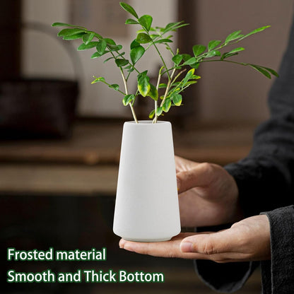 5'' White Ceramic Bud Vases Set of 10,Small Vases in Bulk for Flowers,Mini Vases for Centerpieces,Modern for Floral and Pampas Grass,Boho for Wedding,Party,Table Home Decor