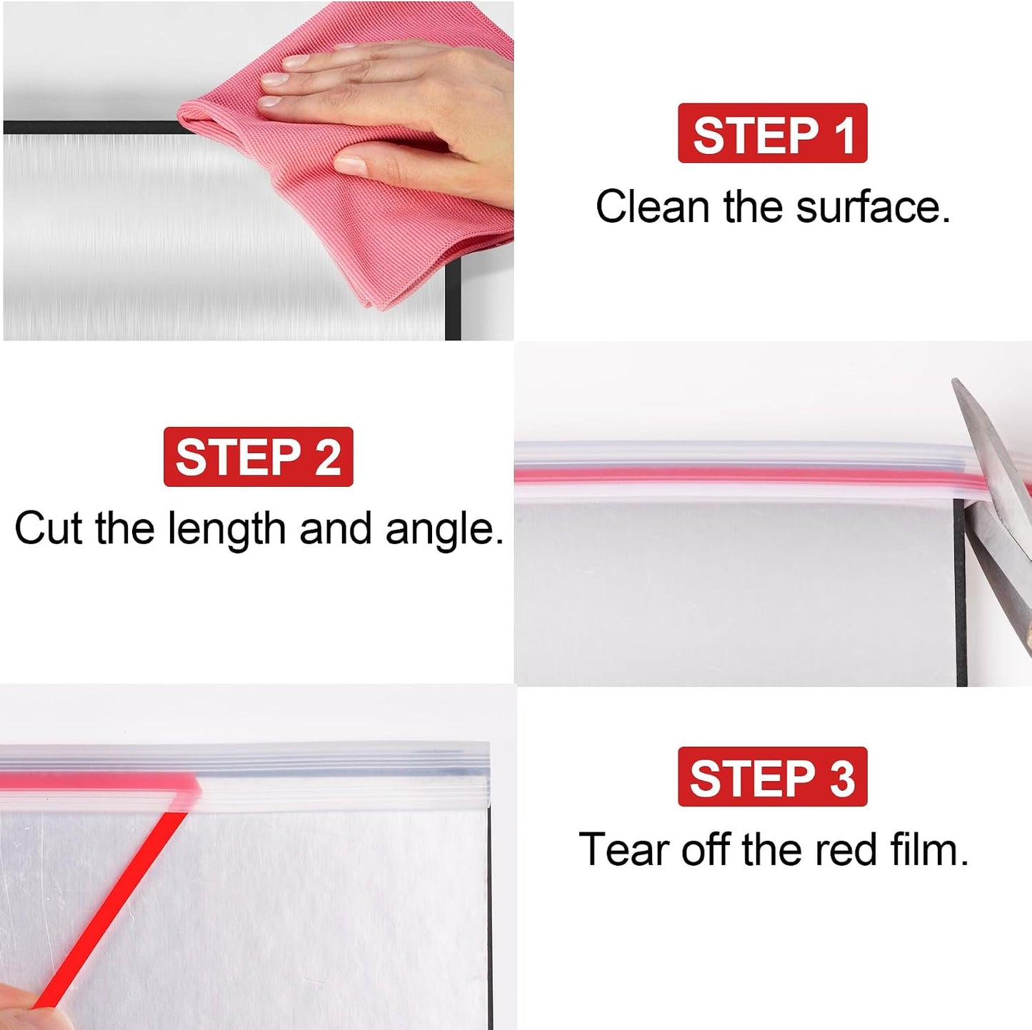 ToLanbbt Rubber Edge Trim U Channel, 1/16" Self Adhesive Sheet Metal Edge Guard Protector, EPDM Seal Strip for Car Doors, Steel Plates, Glass, Hatches, Table Corners, Fit 1/16"(1.6mm), 10Ft, Clear