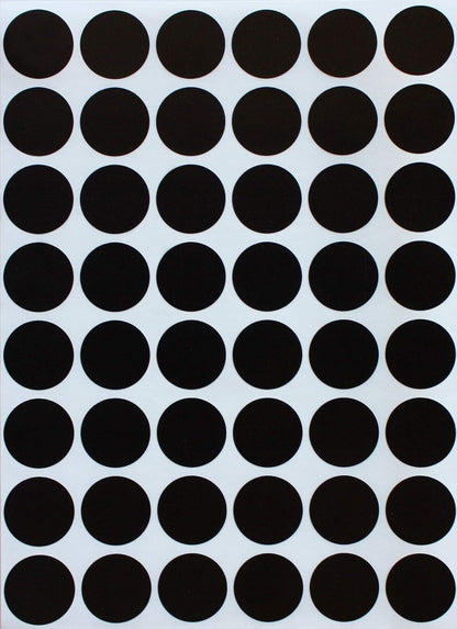 Royal Green Dot Sticker 11/16" Inch (17mm) Colored Labels in Purple - 2400 Pack - Colors A