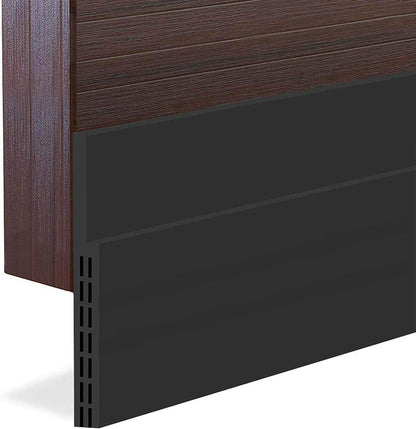 [New Upgrade] Huge Gap Door Draft Stopper, 3.4" W Widened Door Sweep Seal Gap Up to 1.8" for Interior & Exterior Doors - Keeping Draft, Noise, Dust and Unwanted Animals Out,3.4" W x 39" L,Brown