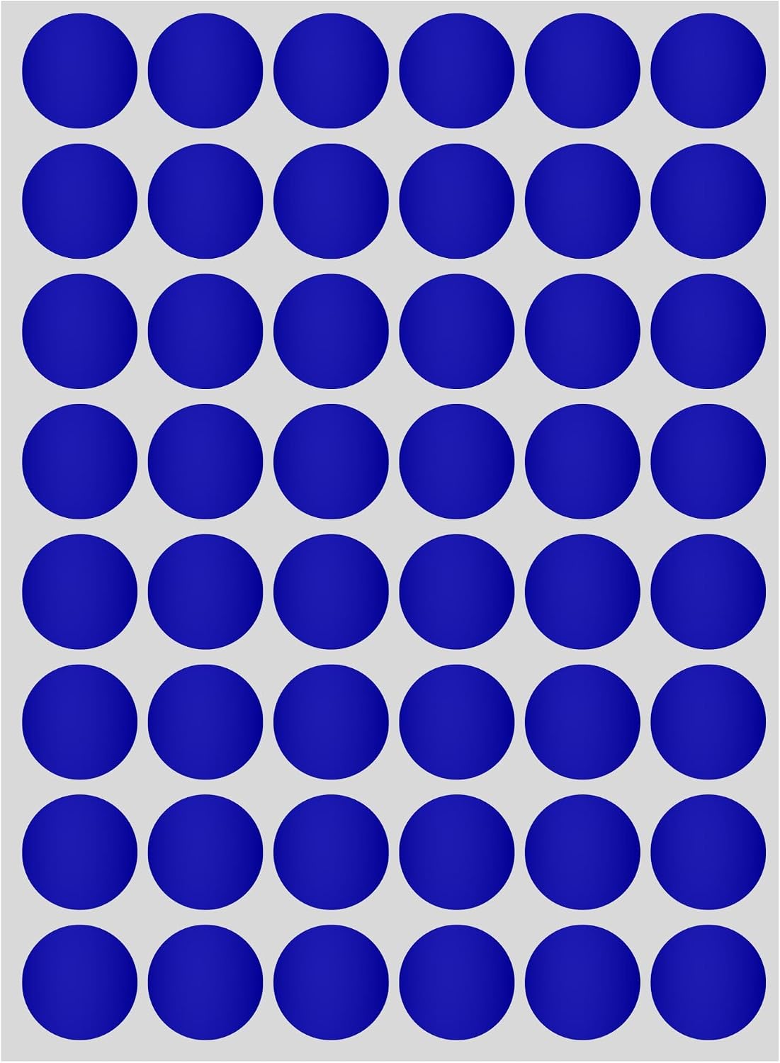 Royal Green Dot Sticker 11/16" Inch (17mm) Colored Labels in Purple - 2400 Pack - Colors B