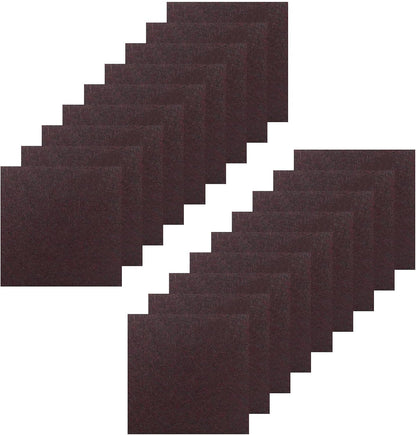 Furnigear 1.5x1.5 Inch Square Felt Furniture Pads, 18Pcs Self-Adhesive Floor Protectors for Chair Legs, Hardwood Floors - Cuttable, Anti-Scratch, Brown