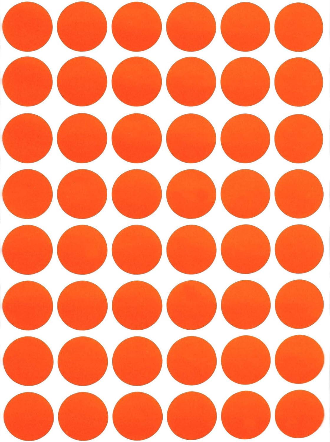 Royal Green Dot Sticker 11/16" Inch (17mm) Colored Labels in Purple - 2400 Pack - Colors B