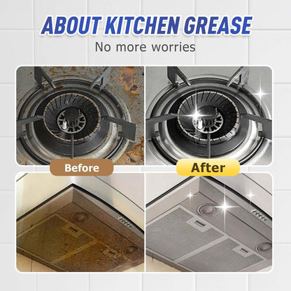 120ml Degreaser Cleaner Heavy Duty Kitchen Spray Cleaner All Purpose for Gas Stove, Range Hood, Air Fryer, BBQ Grill, Cookware & Countertop Cleaner, Cleaning Supplies for Housekeeping, 1 Pack
