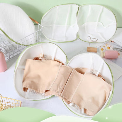 Shappy 6 Pieces Bra Washing Bag for Laundry Mesh Wash Lingerie Underwear Brassiere Washing Bags with Zipper for Women Laundry Storage(7.87 Inch,Pink)
