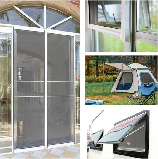 Window Screen Fly Net Repair Tape Self Adhesive Strong Adhesive Door Screen Broken Hole Repair Patches