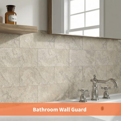 10- Sheet Polished White Peel and Stick Backsplash, 12’’Luxury PVC Ceramic Look Self Stick Subway Tiles, Waterproof Peel and Stick Wall Tiles for Kitchen and Bathrrom
