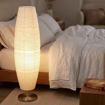 SHINEOFI Paper Lamp Shade Floor Lamp Shade Foldable Floor Lampshade Replacement for Bedroom Light Accessory Home Hotel Bedside Desk